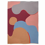 Плед из хлопка с абстрактным принтом Elysian Flow Ember варинант исполнения - 1 | Loft Concept в Санкт-петербурге