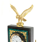 Настольный письменный набор из змеевика тёмно-зелёного цвета с декором в виде орла Successful Leader варинант исполнения - 3 | Loft Concept в Санкт-петербурге