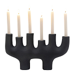 Подсвечник алюминиевый черный Ember варинант исполнения - 1 | Loft Concept в Санкт-петербурге