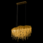 Люстра подвесная с металлическими цепочками и изогнутыми металлическими дугами 72 см Atlantis Chain варинант исполнения - 15 | Loft Concept в Санкт-петербурге