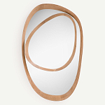 Ассиметричное зеркало в дубовой раме Infinity Symbol варинант исполнения - 1 | Loft Concept в Санкт-петербурге