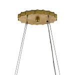 Люстра овальная в сочетании черного и золотого цвета Mesh Lighting варинант исполнения - 5 | Loft Concept в Санкт-петербурге