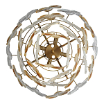 Люстра конусообразная с цветочными мотивами Light Floral Glow варинант исполнения - 6 | Loft Concept в Санкт-петербурге