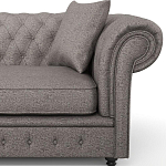 Мебельная ткань Шенилл серый цвет 138 см T4-32 варинант исполнения - 12 | Loft Concept в Санкт-петербурге