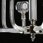 Люстра с 8-ю лампами и гранеными стеклянными плафонами Prism Gala варинант исполнения - 10 | Loft Concept в Санкт-петербурге