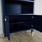 Книжный Стеллаж Elsa Dreams Blue с задней стенкой варинант исполнения - 3 | Loft Concept в Санкт-петербурге