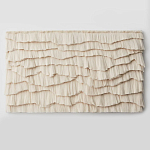 Светло-Бежевое Панно из нитей White Landscape Wall Hanging варинант исполнения - 4 | Loft Concept в Санкт-петербурге