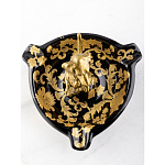 Пепельница фарфоровая Gold Dog варинант исполнения - 6 | Loft Concept в Санкт-петербурге