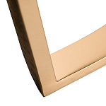 Консоль с белая овальная с мраморной столешницей Thoroughbass  варинант исполнения - 3 | Loft Concept в Санкт-петербурге