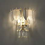 Бра Feather c Рельефным Стеклом варинант исполнения - 3 | Loft Concept в Санкт-петербурге