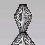 Торшер светодиодный с плетеным металлическим каркасом Metal Interweaving варинант исполнения - 3 | Loft Concept в Санкт-петербурге