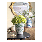 Ваза с зелеными цветочными и птичьими мотивами Vase Inspired by Nature варинант исполнения - 6 | Loft Concept в Санкт-петербурге