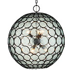 Люстра в форме шара из круглых декоративных элементов Circle of Light варинант исполнения - 1 | Loft Concept в Санкт-петербурге