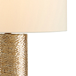 Настольная лампа золотая с цилиндрическим абажуром Golden Mosaic варинант исполнения - 1 | Loft Concept в Санкт-петербурге
