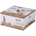 Чайная пара из фарфора с изображением собаки и зайцев 300 мл Hunting Porcelain Collection 2 варинант исполнения - 4 | Loft Concept в Санкт-петербурге