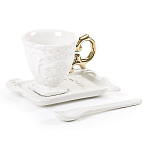 Кофейная пара Seletti I-Coffee Gold варинант исполнения - 1 | Loft Concept в Санкт-петербурге