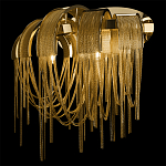 Бра с металиическими цепочками и дугообразными элементами Atlantis Chain варинант исполнения - 10 | Loft Concept в Санкт-петербурге