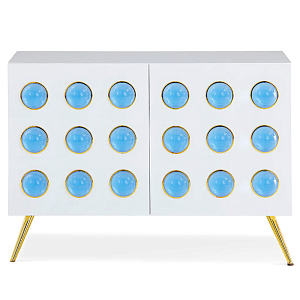 Буфет Jonathan Adler Globo Lucite Cabochon Cabinet