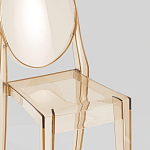 Прозрачный стул с янтарным оттенком LOUIS GHOST CHAIR варинант исполнения - 7 | Loft Concept в Санкт-петербурге