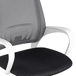 Офисное кресло с основанием из белого пластика Desk chairs Black варинант исполнения - 6 | Loft Concept в Санкт-петербурге