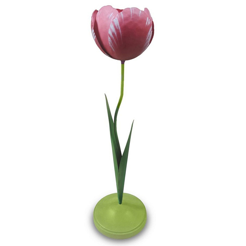 Подсвечник Candleholder Tulip Rem Red Зеленый Красный в Санкт-петербурге | Loft Concept 