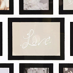 Рамка для 9-ти фотографий квадратная Moment Forever варинант исполнения - 3 | Loft Concept в Санкт-петербурге