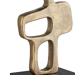 Настольная лампа с фигурным каркасом и прямоугольным тканевым абажуром Brutalist Profile варинант исполнения - 1 | Loft Concept в Санкт-петербурге