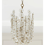 Подвесной светильник декорированный цветами из стекла Lightness of Flowers варинант исполнения - 3 | Loft Concept в Санкт-петербурге