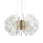 Люстра с декором в виде крупных рельефных лепестков 80 см Ethereal Bloom варинант исполнения - 1 | Loft Concept в Санкт-петербурге