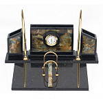 Настольный письменный набор из камня офиокальцит и змеевик Successful Leader варинант исполнения - 1 | Loft Concept в Санкт-петербурге