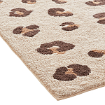 Ковер из хлопка с леопардовым принтом Soft Hugs варинант исполнения - 2 | Loft Concept в Санкт-петербурге