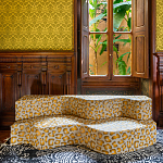 Дизайнерский модульный диван волнистой формы с цветным принтом Poltronova Superonda Sofa варинант исполнения - 23 | Loft Concept в Санкт-петербурге