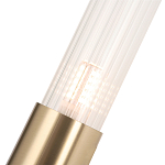 Бра с вытянутым рифленым стеклянным плафоном цилиндрической формы Trumpet tube варинант исполнения - 3 | Loft Concept в Санкт-петербурге