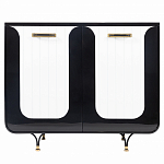 Черно-белый распашной комод Accordo варинант исполнения - 1 | Loft Concept в Санкт-петербурге