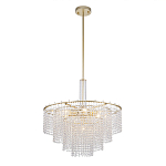 Люстра многоярусная с каскадами кристаллов Crystal Rains варинант исполнения - 2 | Loft Concept в Санкт-петербурге