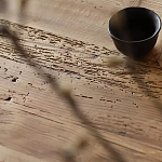 Дизайнерский журнальный стол квадратный с черным трапециевидным основанием Wokab варинант исполнения - 4 | Loft Concept в Санкт-петербурге