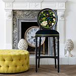 Барный стул из натурального бука с изображением птицы и цветов Blooming Birds варинант исполнения - 2 | Loft Concept в Санкт-петербурге