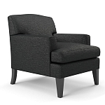 Мебельная ткань Шенилл черный цвет 138 см T4-35 варинант исполнения - 5 | Loft Concept в Санкт-петербурге