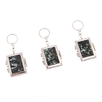 Зеркало брелок складное двухстороннее из натурального камня Серафинит Stone Mirrors варинант исполнения - 4 | Loft Concept в Санкт-петербурге