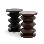 Фигурный приставной столик черного цвета AMORPHOUS варинант исполнения - 3 | Loft Concept в Санкт-петербурге