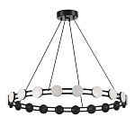 Люстра кольцевая с круглыми светодиодными источниками света Maxine Light варинант исполнения - 3 | Loft Concept в Санкт-петербурге