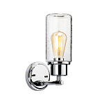 Бра с цилиндрическим прозрачным плафоном из стекла с пузырьками Elstead Lighting варинант исполнения - 1 | Loft Concept в Санкт-петербурге