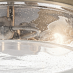 Потолочный светильник с прозрачным стеклянным плафоном с эффектом пузырьков Kichler варинант исполнения - 4 | Loft Concept в Санкт-петербурге