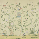 Обои ручная роспись Askew Verdigris  варинант исполнения - 4 | Loft Concept в Санкт-петербурге