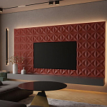 Гипсовая 3D панель с принтографией PM-11 варинант исполнения - 1 | Loft Concept в Санкт-петербурге