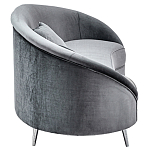 Диван с мягкой обивкой из ткани серый Ethan Sofa варинант исполнения - 1 | Loft Concept в Санкт-петербурге