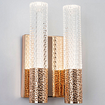 Бра с двумя плафонами Dew Drops Tube Duo Gold Wall Lamp варинант исполнения - 3 | Loft Concept в Санкт-петербурге
