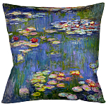 Подушка декоративная Лилии Impressionism in Art варинант исполнения - 1 | Loft Concept в Санкт-петербурге