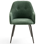 Кресло обеденное на металлических ножках Mazzi Chair варинант исполнения - 5 | Loft Concept в Санкт-петербурге