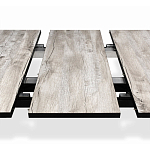 Стол обеденный раздвижной с прямоугольной бежевой столешницей Magali варинант исполнения - 6 | Loft Concept в Санкт-петербурге